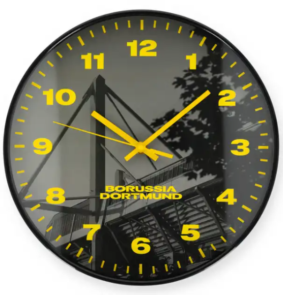 Borussia Dortmund - Wanduhr Stadion